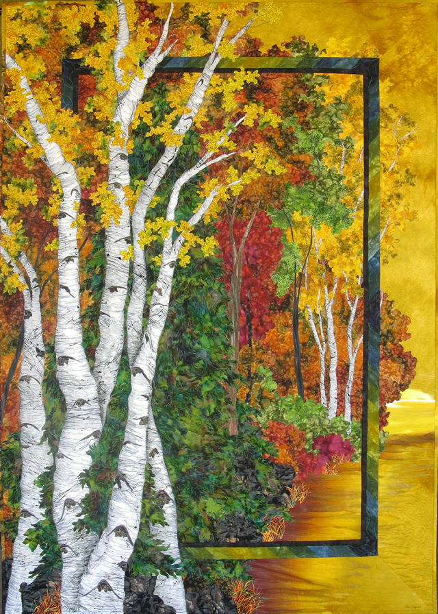 golden birches