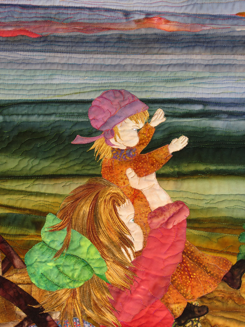 The Red Shawl Detail 1
